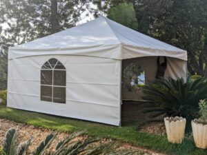 A 50-seat tent